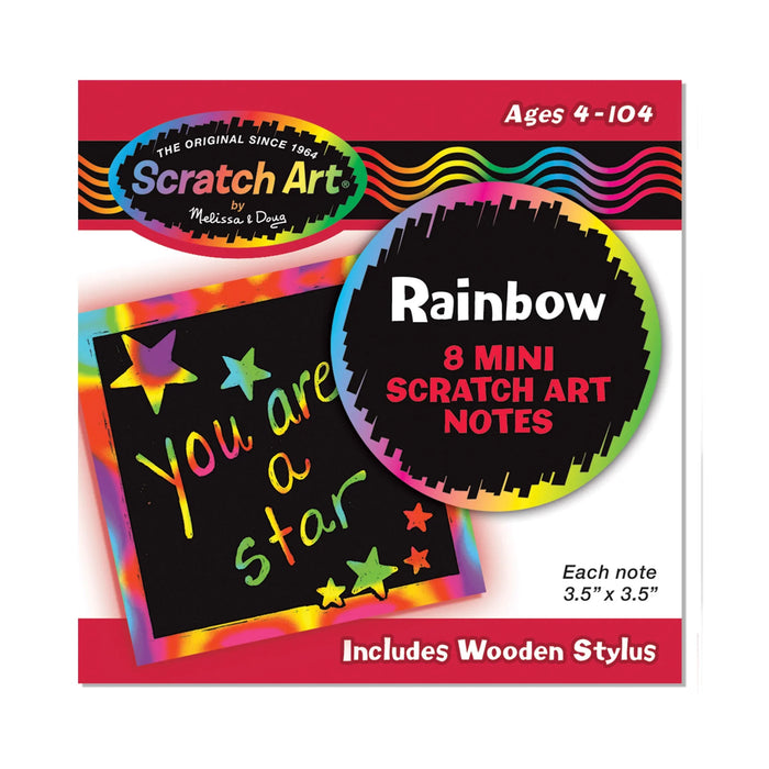Rainbow Mini Scratch Art Notes (in Display) - LX2001 - Homewares, Outdoor, Phone Accessories, Cases, Speakers, Headphones + More -