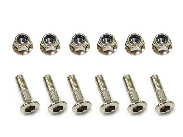 SPROCKET BOLTS &amp; NUTS SET 8 MM TAPERED 34MM TIP TO TIP M8