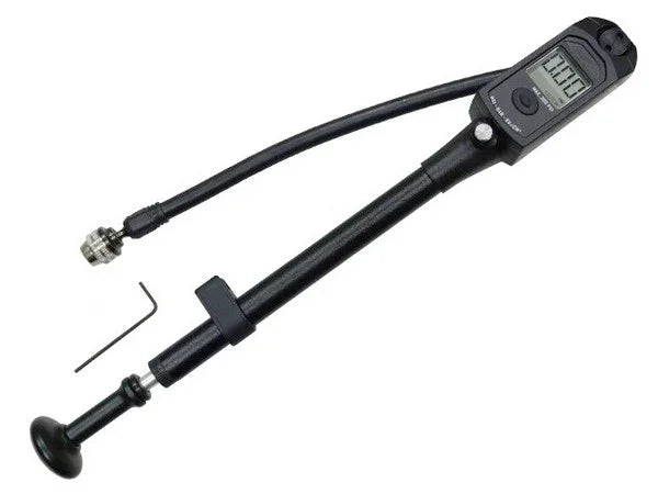 FORK PUMP PSYCHIC SUITABLE FOR MTB SHOCKS LARGE DIGITAL LCD SCREEN MAX PRESSURE 300PSI AUTO SHUTDOWN - LX2001 - Homewares, Outdoor, Phone Accessories, Cases, Speakers, Headphones + More -