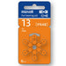 maxell hearing aid battery za13 6 pack