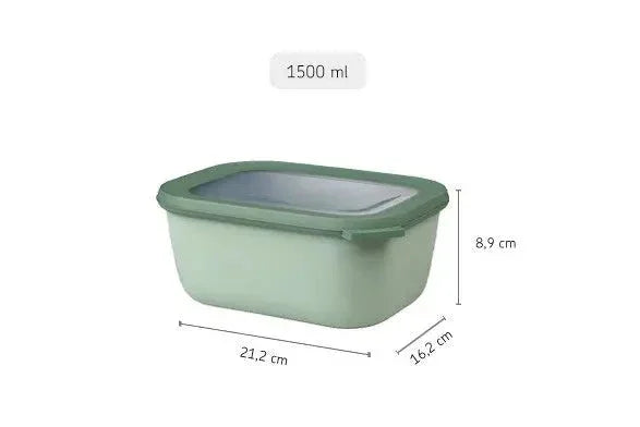 Mepal Cirqula Rectangle 1500ml Nordic Sage - LX2001 - Homewares, Outdoor, Phone Accessories, Cases, Speakers, Headphones + More -
