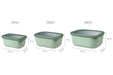 Mepal Cirqula Rectangle Large Set 3-Piece Nordic Sage - LX2001 - Homewares, Outdoor, Phone Accessories, Cases, Speakers, Headphones + More -