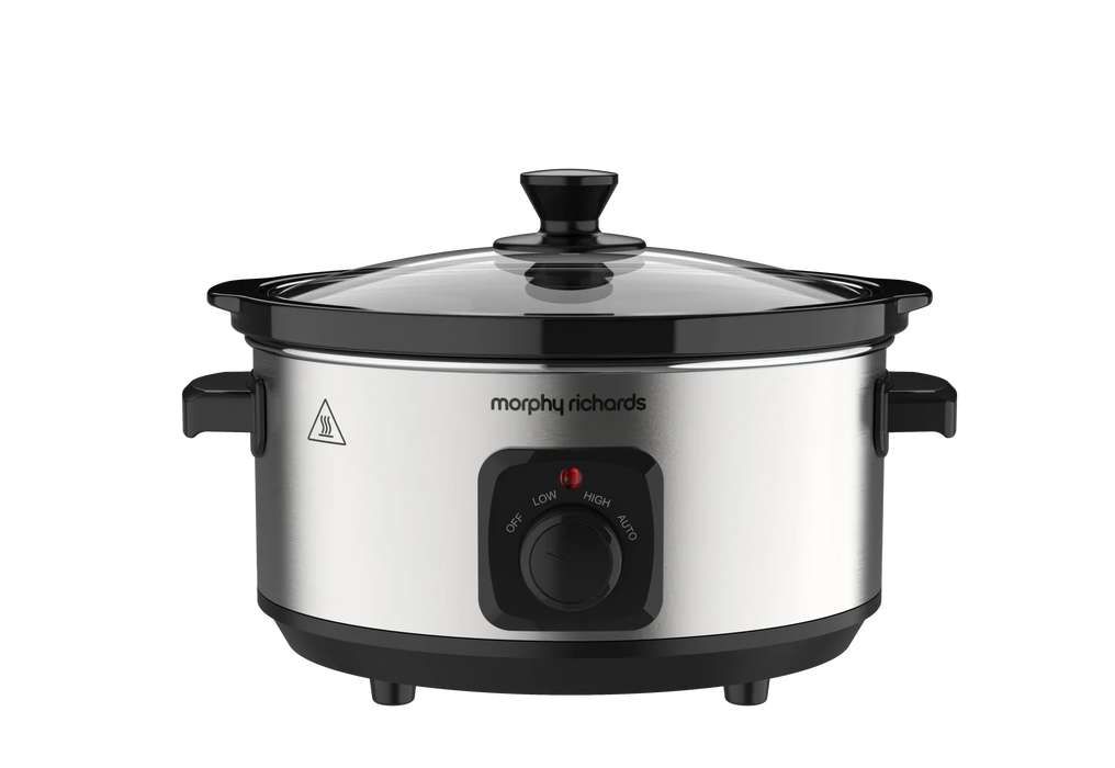 Morphy Richards 3.5L Slow Cooker - Stainless Steel - LX2001 - Homewares, Outdoor, Phone Accessories, Cases, Speakers, Headphones + More -