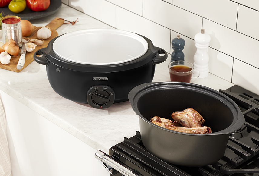 Morphy Richards 6.5L 'Sear and Stew' Slow Cooker - Black