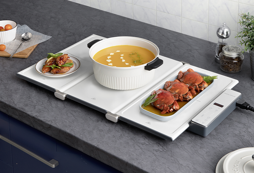 Morphy Richards Electric Foldable Food Warmer w/ Hot Plate