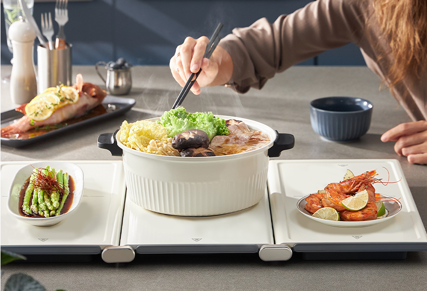 Morphy Richards Electric Foldable Food Warmer w/ Hot Plate