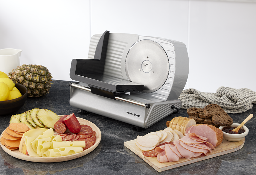 Morphy Richards Electric Food Slicer - Grey