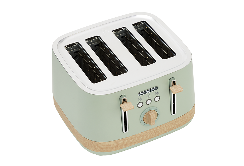 Morphy Richards Essence Scandi 4-Slice Toaster - Eucalyptus