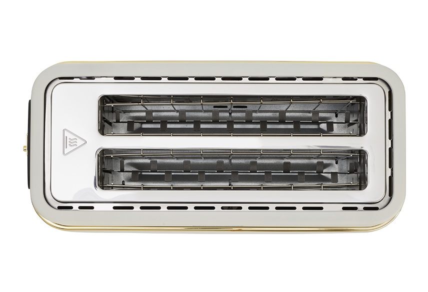 Morphy Richards Signature Soft Gold 4 Slice Long Slot Toaster - Matte White