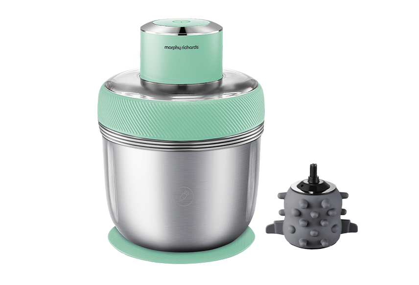 Morphy Richards Stainless Steel Chopper - Spearmint Green