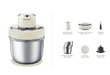 Morphy Richards Stainless Steel Chopper - White