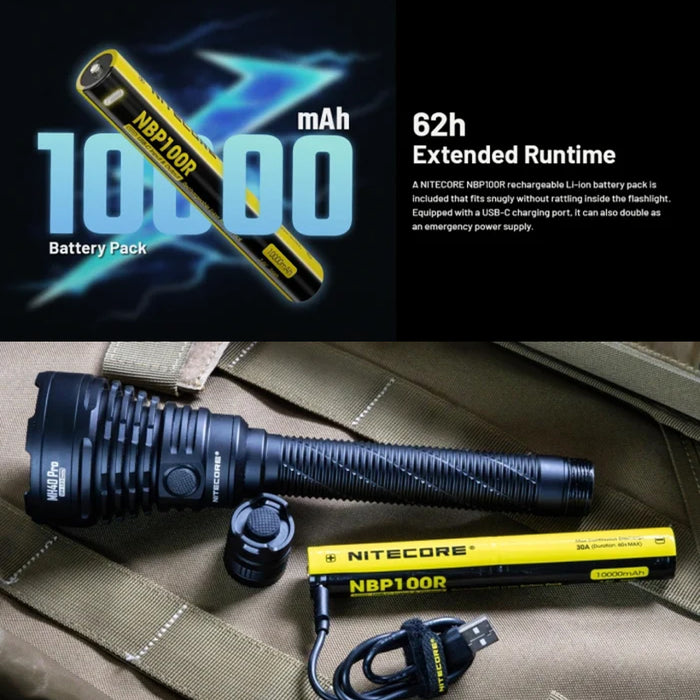 Nitecore Usb-C Rechargeable Battery 3.6V 10000Mah
