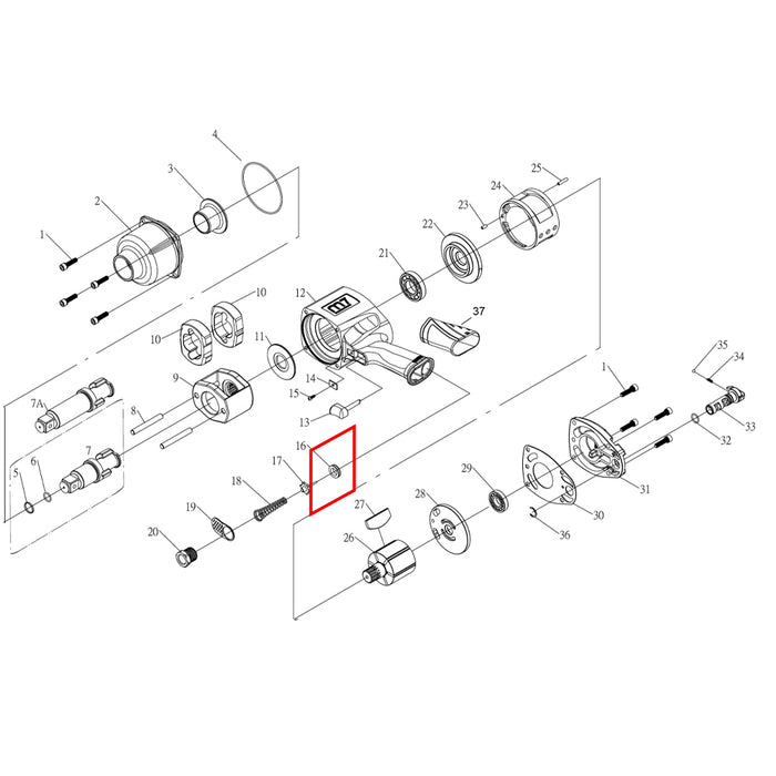 M7 Throttle Bush To Suit Nc-6217