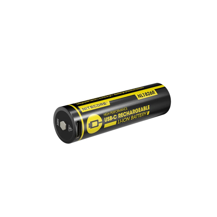 Nitecore Li-Ion Usb Type C Rechargeable Battery 18650 (2600Mah) - LX2001 - Homewares, Outdoor, Phone Accessories, Cases, Speakers, Headphones + More -