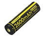 Nitecore LI-ION USB Rechargeable Battery 18650 (2600mAh) - LX2001 - Homewares, Outdoor, Phone Accessories, Cases, Speakers, Headphones + More -