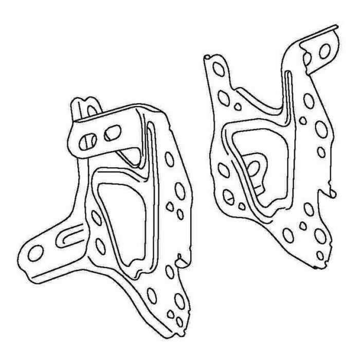 hiace trh201kdh200 2005 on side brackets