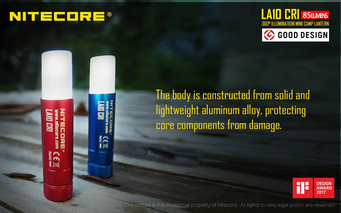 Nitecore LA10 CRI LED FLASHLIGHT - LX2001 - Homewares, Outdoor, Phone Accessories, Cases, Speakers, Headphones + More -