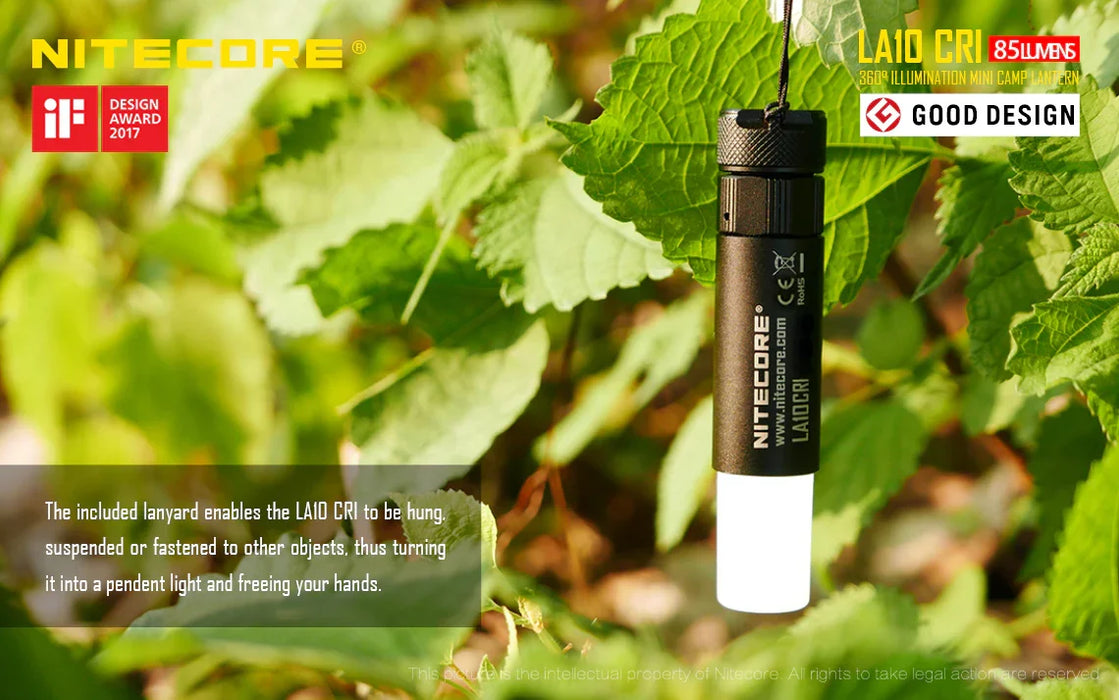 Nitecore LA10 CRI LED FLASHLIGHT - LX2001 - Homewares, Outdoor, Phone Accessories, Cases, Speakers, Headphones + More -