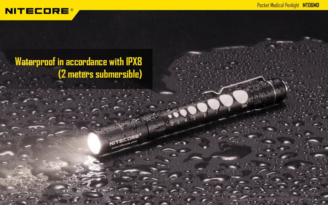 Nitecore MT06MD Medical Flashlight - Nurse, Doctors, Paramedics - LX2001 - Homewares, Outdoor, Phone Accessories, Cases, Speakers, Headphones + More -
