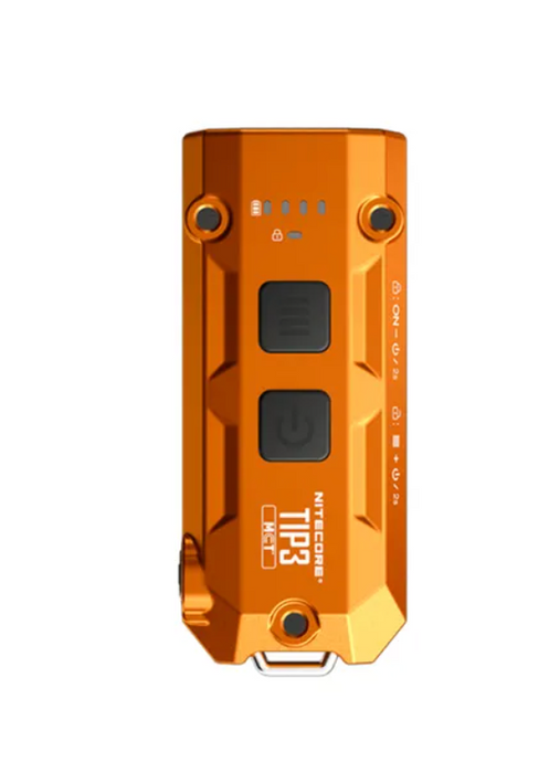 Nitecore Tip3 720 Lumen Keychain Torch Light Classic Alloy Orange