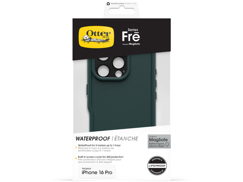OtterBox Apple iPhone 16 Pro Fre MagSafe Waterproof Case - Green