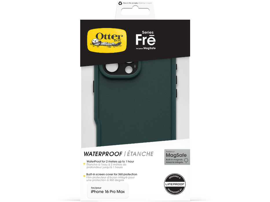 OtterBox Apple iPhone 16 Pro Max Fre MagSafe Waterproof Case - Green