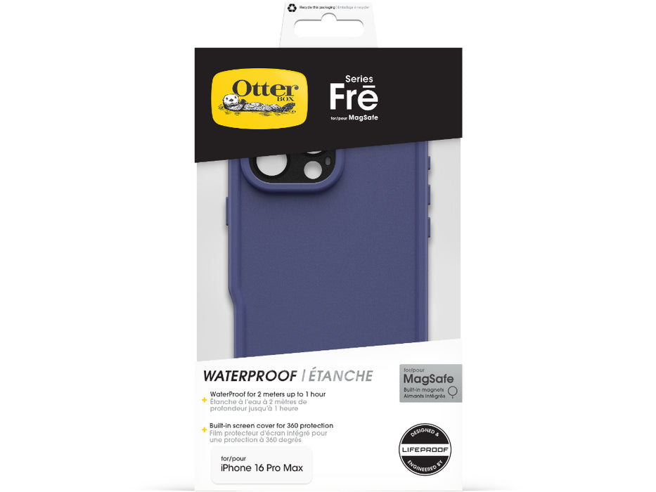 OtterBox Apple iPhone 16 Pro Max Fre MagSafe Waterproof Case - Purple