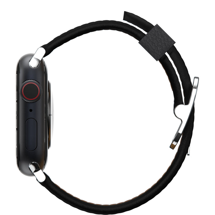 Otterbox Apple Watch 38/40/41mm Cactus Leather Strap - Noir Ash (Black)
