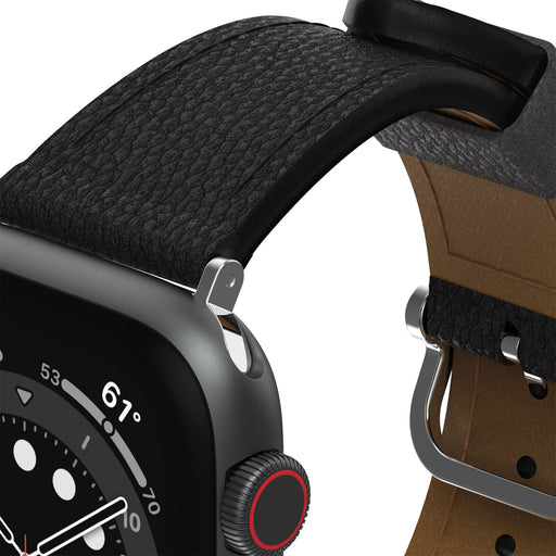 Otterbox Apple Watch 42/44/45mm Cactus Leather Strap - Noir Ash (Black)