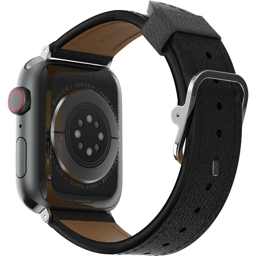 Otterbox Apple Watch 42/44/45mm Cactus Leather Strap - Noir Ash (Black)