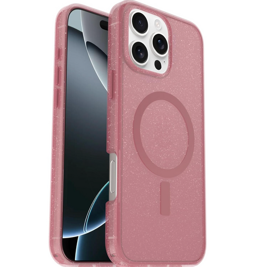 Otterbox iPhone 16 Pro MAX Symmetry Case Clear MagSafe Pink
