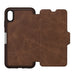 Otterbox iPhone XS Max 6.5" Strada Folio Wallet Case - Espresso Brown 77-60127 660543473961