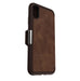 Otterbox iPhone XS Max 6.5" Strada Folio Wallet Case - Espresso Brown 77-60127 660543473961