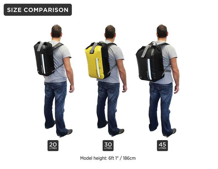 OverBoard Classic Waterproof Backpack 45 Litre - Black OB1167BLK