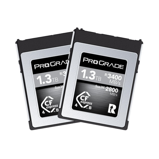 Prograde Digital Cfexpress Type B Cobalt 1.3Tb R3400Mb/S W3000Mb/S 2Pk