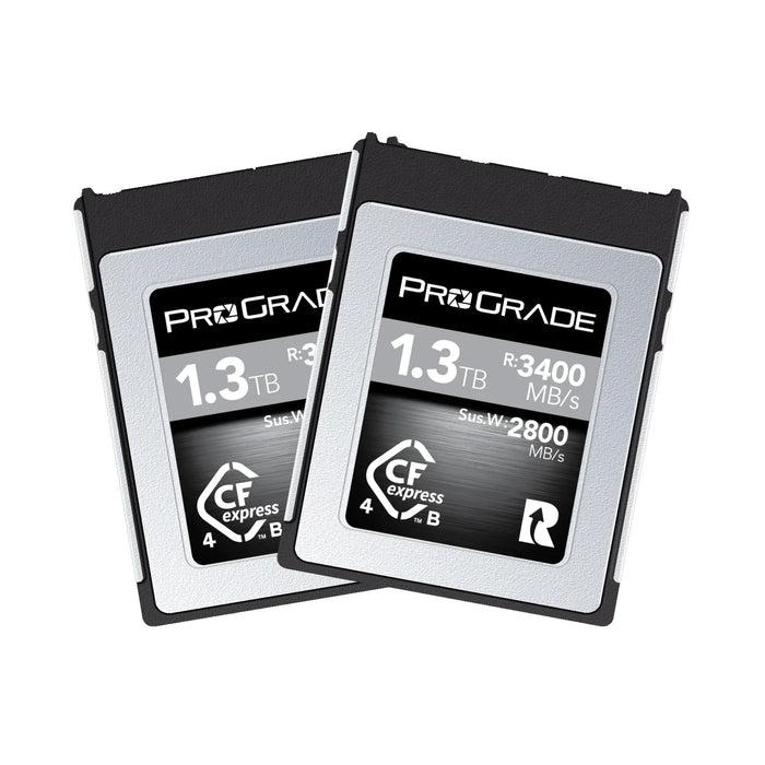 Prograde Digital Cfexpress Type B Cobalt 1.3Tb R3400Mb/S W3000Mb/S 2Pk - LX2001 - Homewares, Outdoor, Phone Accessories, Cases, Speakers, Headphones + More -