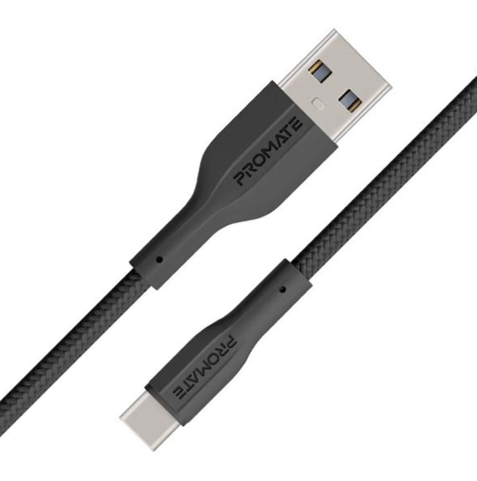 PROMATE 1M USB-A to USB-C Super Flexible Cable. Supports 2A Charging & 480Mbps D - LX2001 - Homewares, Outdoor, Phone Accessories, Cases, Speakers, Headphones + More -