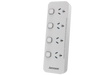 Jackson Switch Control Powerboard - White (4 Outlet) - LX2001 - Homewares, Outdoor, Phone Accessories, Cases, Speakers, Headphones + More -