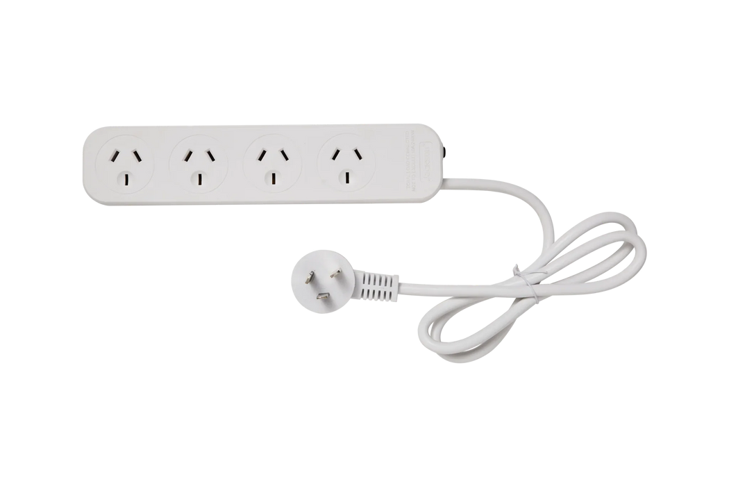 Jackson 4 Way Power Board Surge - LX2001 - Homewares, Outdoor, Phone Accessories, Cases, Speakers, Headphones + More -