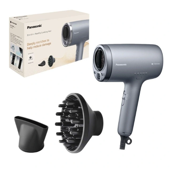 Panasonic 1600W Nanoe & Mineral Hair Dryer - Grey