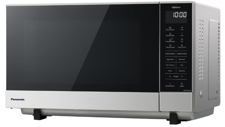 Panasonic 27L Flatbed Inverter Microwave - Silver