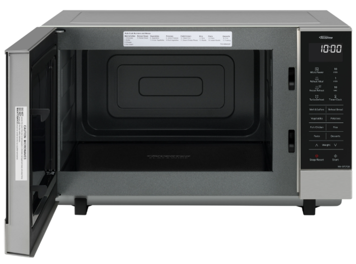 Panasonic 27L Flatbed Inverter Microwave - Silver