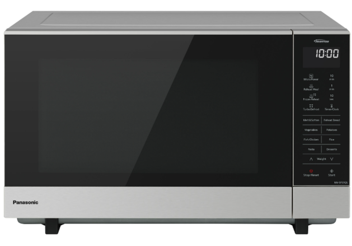 Panasonic 27L Flatbed Inverter Microwave - Silver