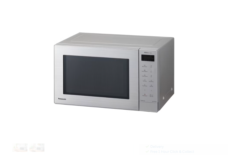 Panasonic 32L Genius Inverter Microwave - Stainless Steel
