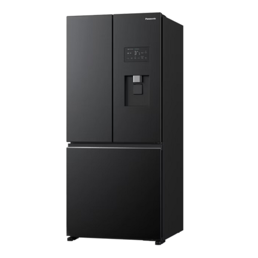 Panasonic 493L French Door Refrigerator w/ Plumbed Water - Dark Stainless Steel