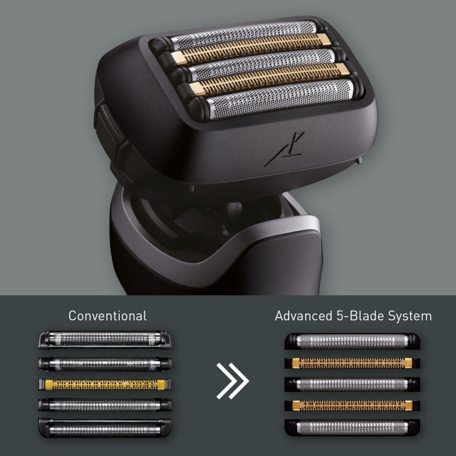Panasonic 5-Blade Shaver w/ Auto Cleaning / Charging Station - Silver / Black