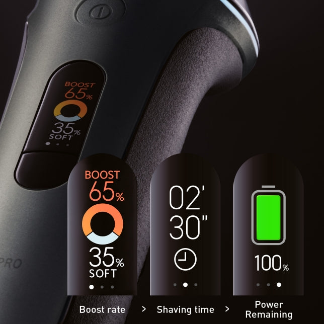 Panasonic 6-Blade Shaver with Auto Cleaning / Charging Station - Silver / Black