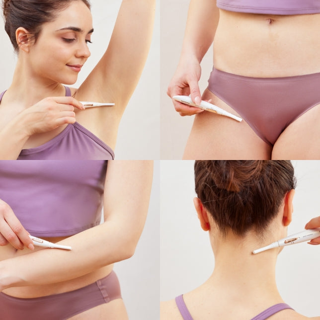 Panasonic Compact Body Hair Trimmer for Women - White