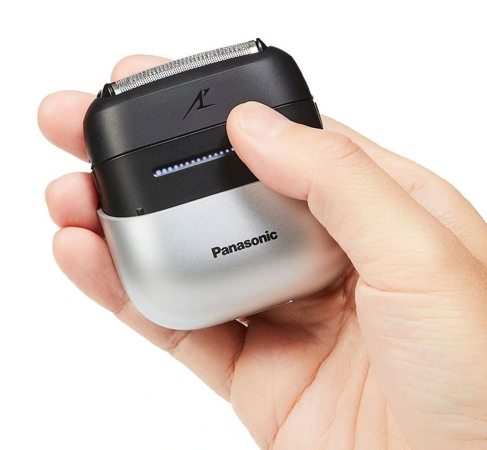 Panasonic Palm-Sized 3-Blade Electric Shaver - White