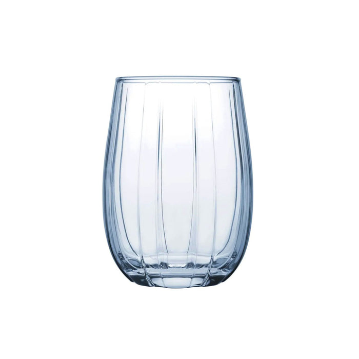 Pasabahce Glass Linka Old Fashioned Blue 380ml - Set 6